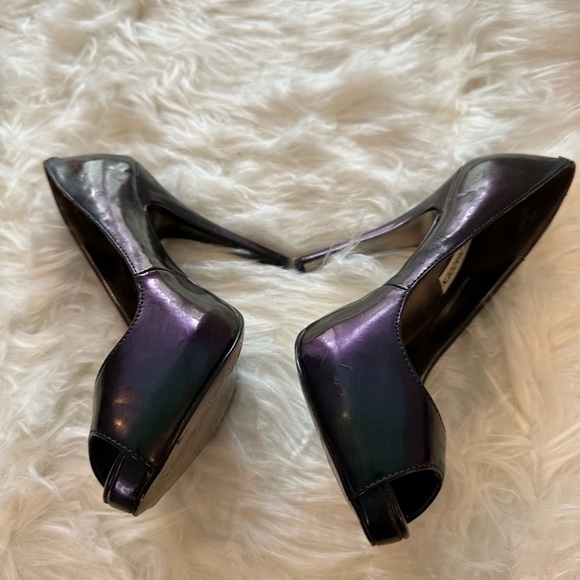 💙3/$20 Steve Madden metallic purple heels size 7 - Picture 8 of 10